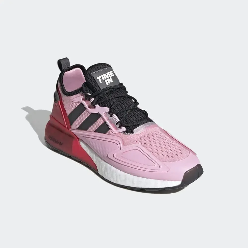ADIDAS NINJA ZX 2K BOOST SHOES MEN'S, PINK, SIZE 13.5